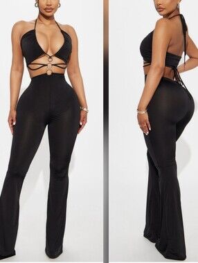 Cutout Bodice Jumpsuit